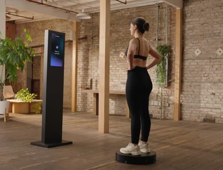 Example 3D body scan visualization